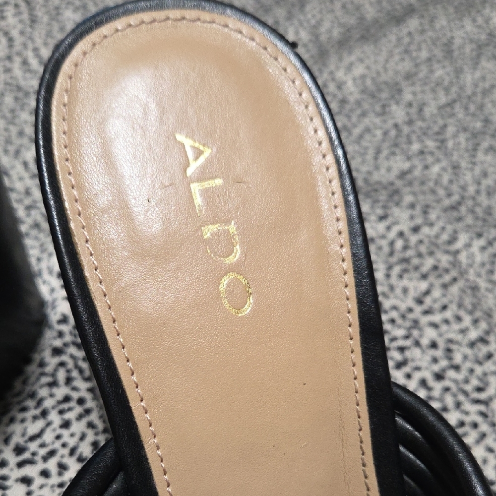 ALDO Women’s Mules Heels Agraliclya Slip On Sandals Size 9 - Picture 4 of 11